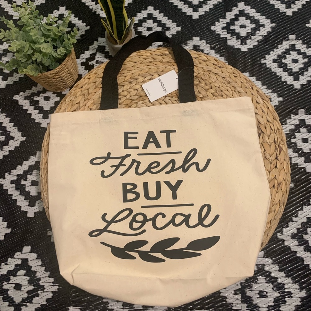 Eat Fresh Buy Local Tote Bag